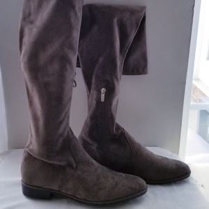 Thigh High Faux Suede  Marc Fisher Boots